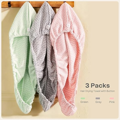 Quick-Dry Lightweight Hair Turban
