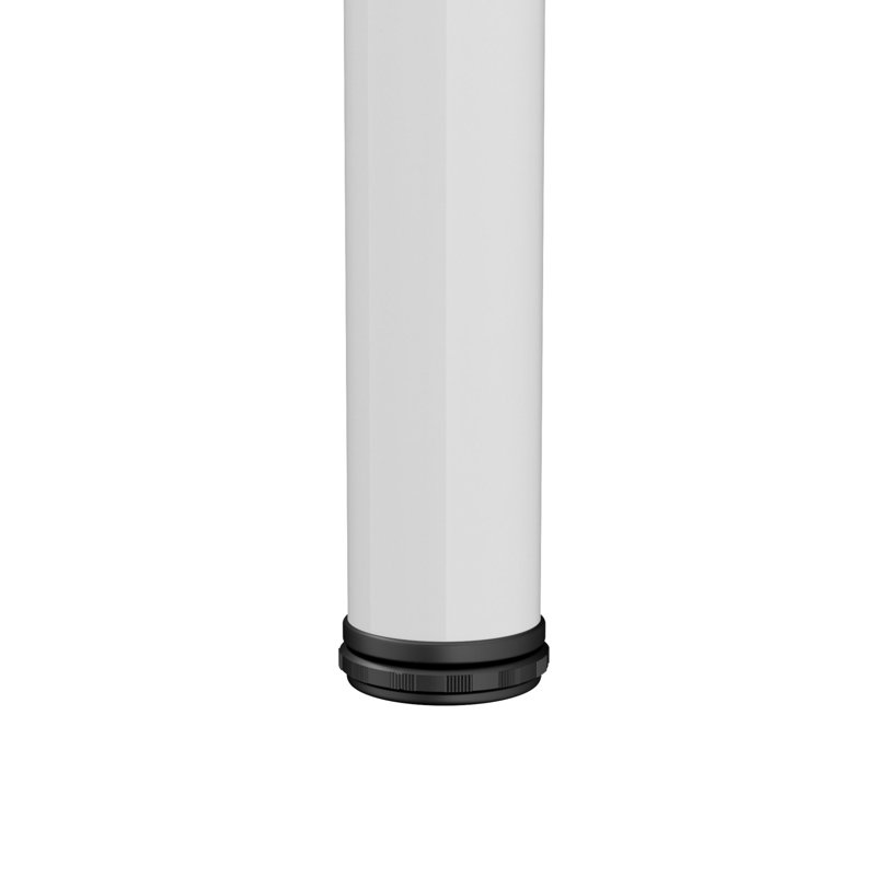 Adjustable Table Leg, White