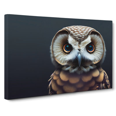 Incredible Owl - Wrapped Canvas