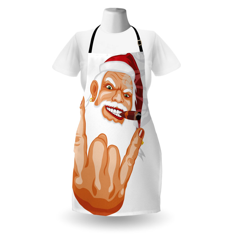 Christmas No Pattern Bib Apron