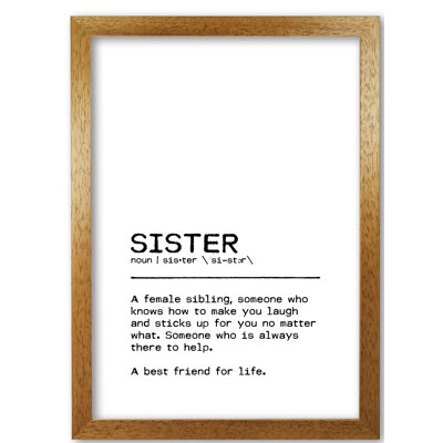 Sister Best Friend - Print