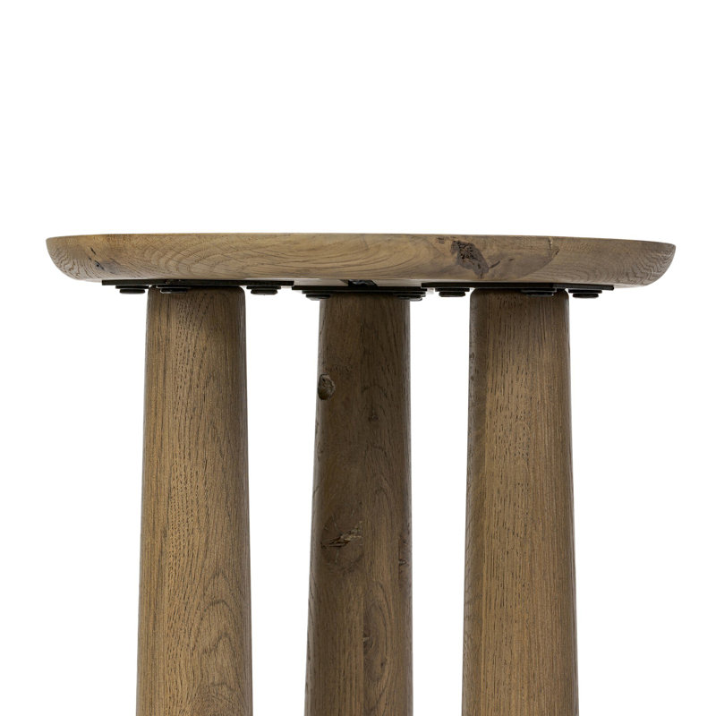 Cooper Solid Wood End Table, Light Brown