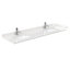 Ensemble de meuble-lavabo double 72 "avec miroir Daria-97900768-97900766-97900764