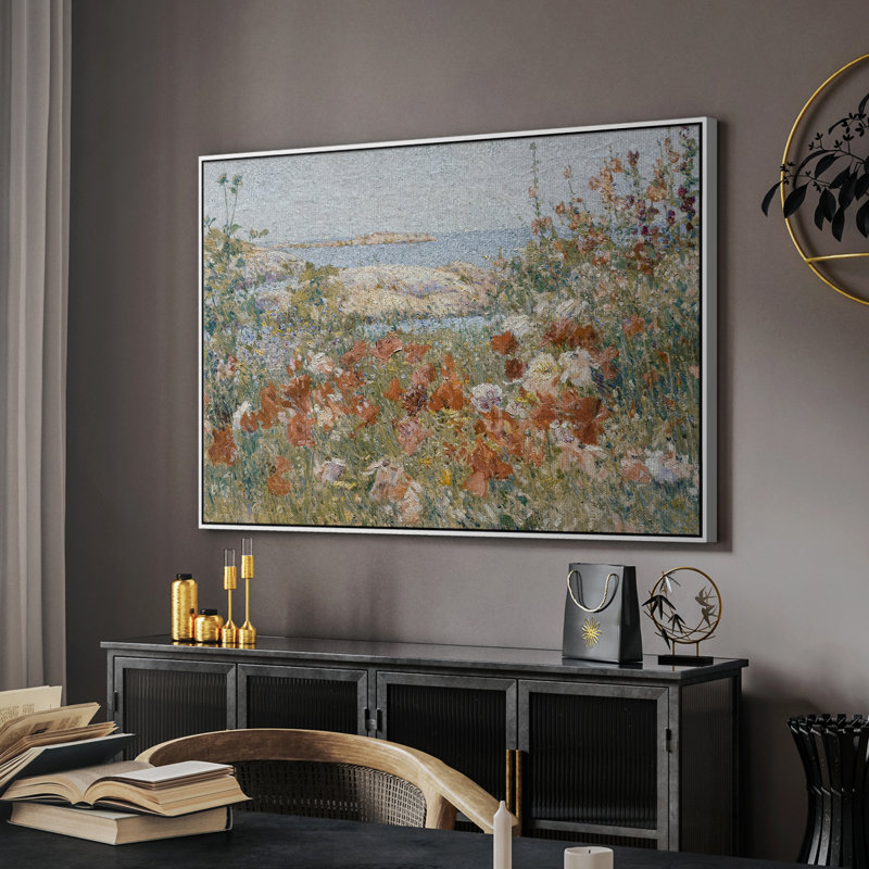 Reproduction botanique rétro - Toile tendue avec châssis encadré Cxxvii, Blanc, H 17 po x l 25 po