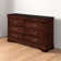 Commode double 6 tiroirs avec miroir Brandenn