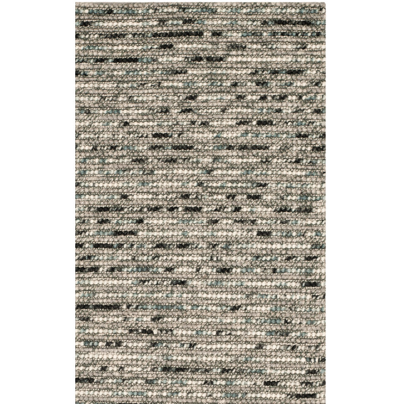 Tapis abstrait en jute / sisal tissé à la main Ferrera, Tapis de couloir 2 pi 6 po x 6 pi