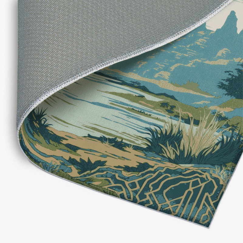 Tapis intérieur et extérieur Echoes Of Hyrule, Rectangle 1 pi 6 po x 2 pi 6 po