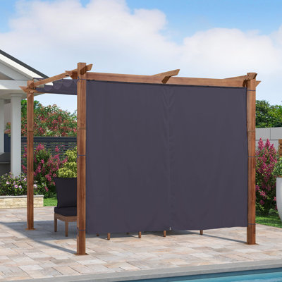 Écran de remplacement pour pergola rétractable mauve