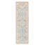 Tapis cyan unique de 2 pi 5 po x 8 pi Roshni
