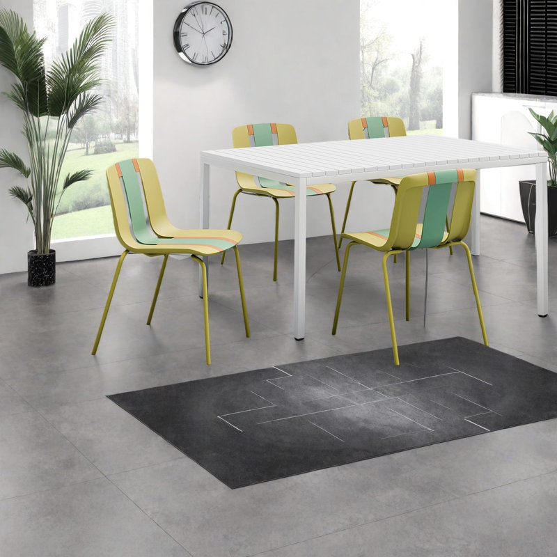 Ensemble de table de salle à manger moderne (doit inclure la table et la chaise) Patio en métal