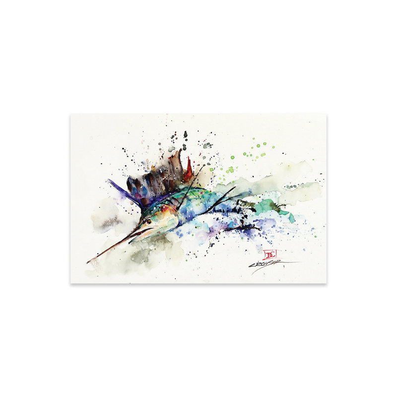 «Sailfish» par Dean Crouser - impression non encadrée