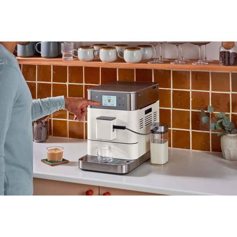 KitchenAid KF7 Fully Automatic Espresso Machine - Juniper, Cream