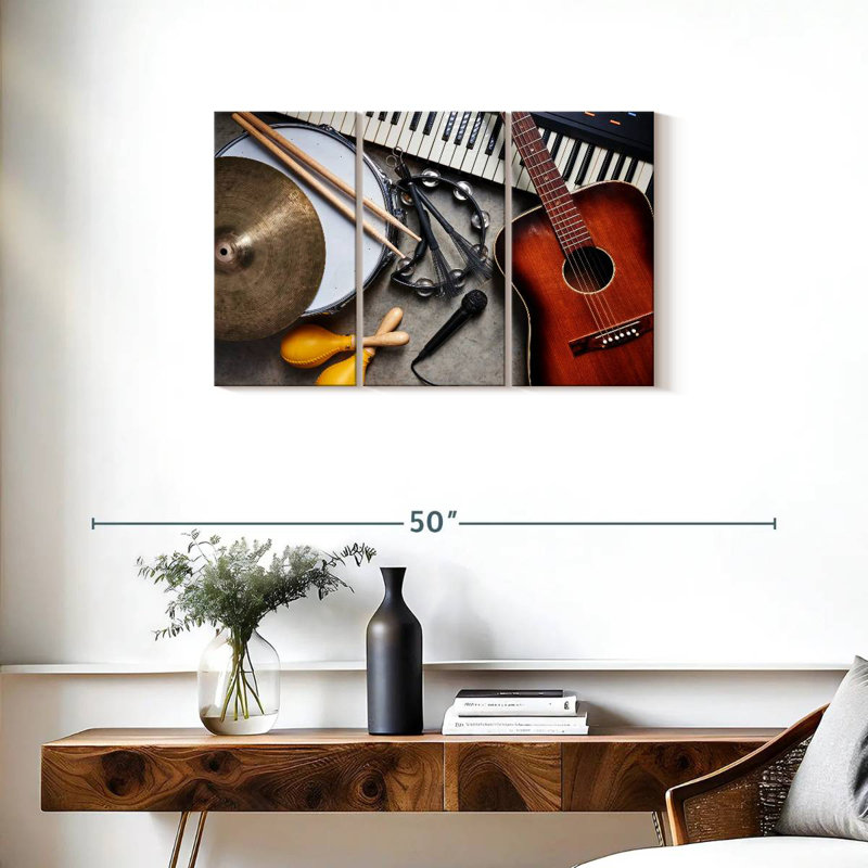 Abarca Musical Instruments Medley, 20" H x 33" W