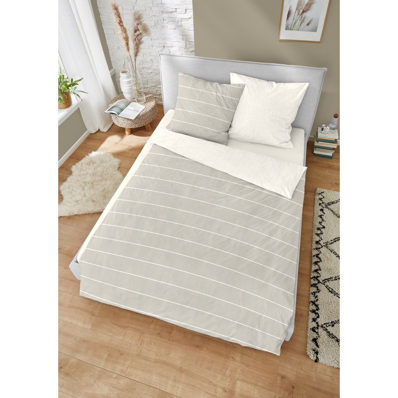Hanf Striped Duvet Cover Set with Pillowcases