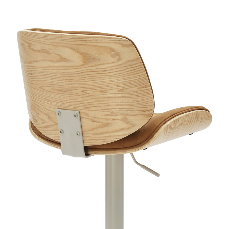 Ensemble de 3 tabourets de bar Westerfield, Chameau