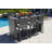 Bari 6 - Person Wicker Patio Dining Set with Rectangular Table , Cushions Included-430990738-430990739