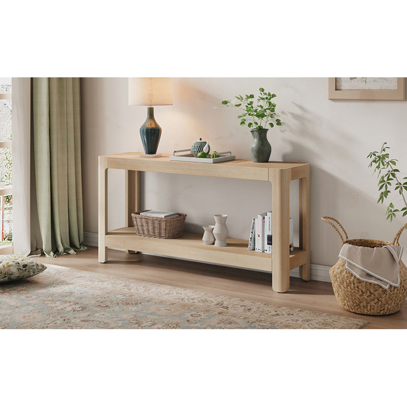 Console Modern Farmhouse, Naturel