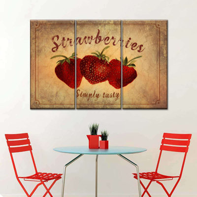 Fraises savoureuses 3 pièces