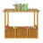 3-D Tiki Bar Prop - 6' 11" x 7' 3" - Pack of 4