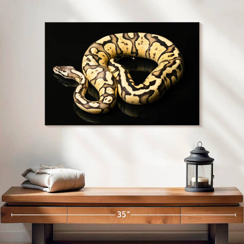Brampt Female Python Snake, 20" H x 30" W