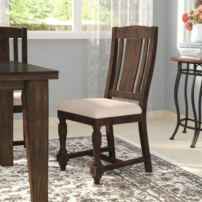 20'' H Upholstered Side Chair, Espresso