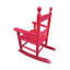 Chaise à bascule rose pour enfants - d'intérieur ou d'extérieur - convient aux enfants - durable-717175782