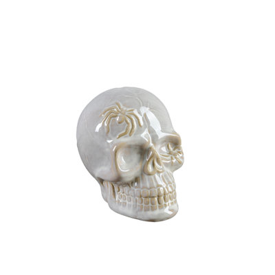 Crâne en porcelaine The Holiday Aisle®