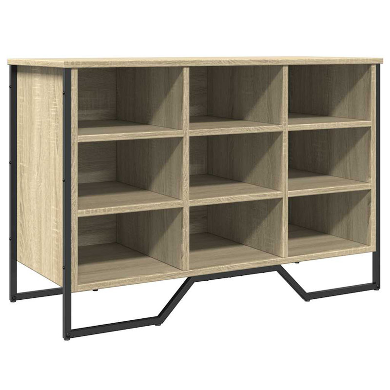 9 Pair Shoe Storage Cabinet, Sonoma Oak