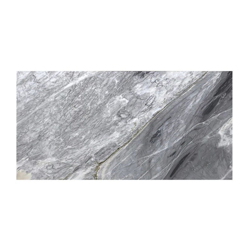 Grandis 12 x 24 Calacatta Bluette Marble Large Format Tile (10 Sq Ft/Case) - 5 Pack, Honed Gray