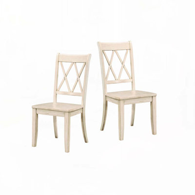 Ensemble de chaises de salle à manger avec dossier Double-X, 4 pieds