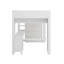 Grand lit mezzanine avec garde-robe et bureau, tête de lit avec rangement et port USB-1206863143