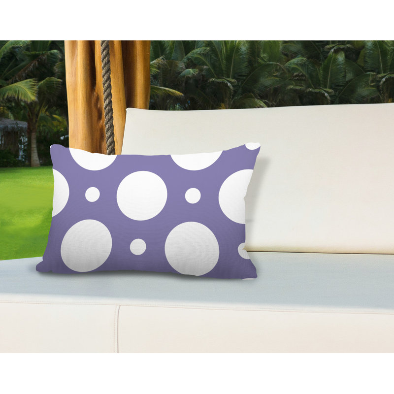Housse et insert de coussin rectangulaire d'extérieur Fisk, Iris