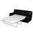 Heppman Genuine Leather 3-Seat Fold-out Sleeper Sofa-515990279