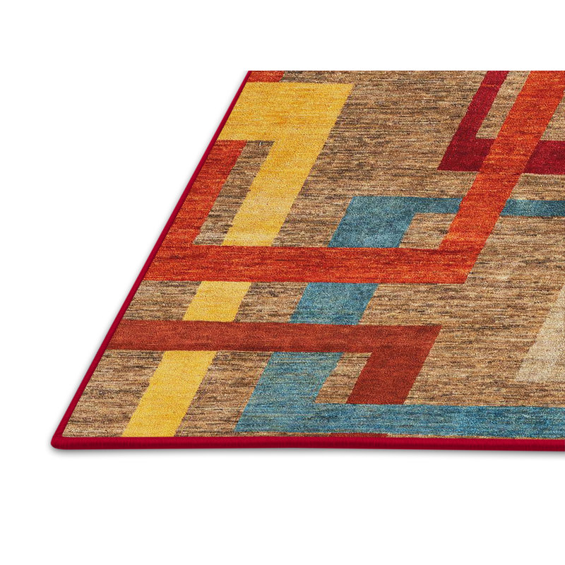 Tapis abstrait moderne 4201, Rectangle 2 pi x 4 pi