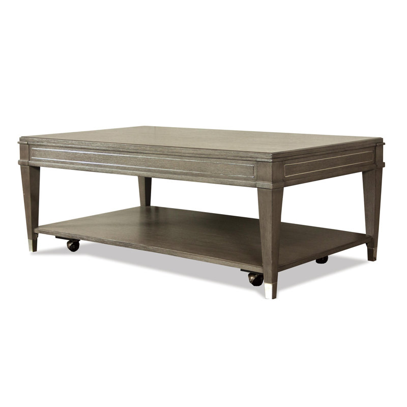 Solid Wood Top Coffee Table