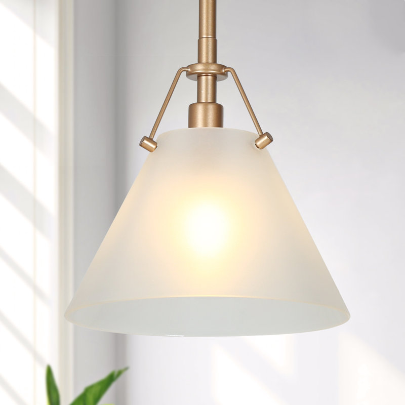 Haut 1 - Light Single Cone Pendant Light, Opal