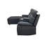 DS Living Home Furniture 3 Seater Leather Match Reclining Chaise End Sofa-1358405856-1358405857