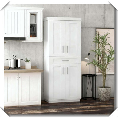 Armoire de cuisine autoportante durable et facile à nettoyer
