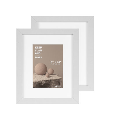 Rectangular Picture Frame with Mat