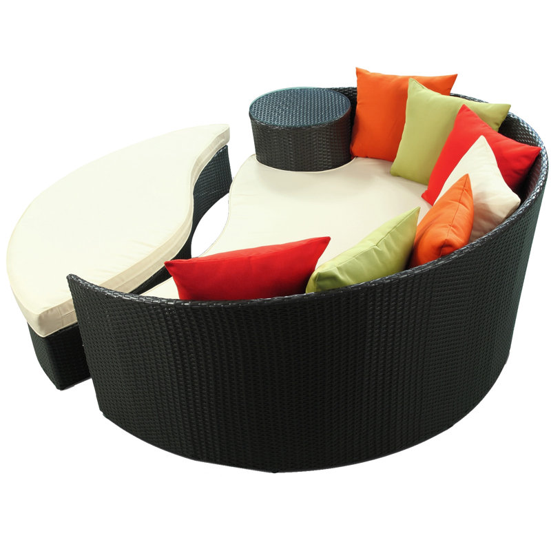 Lit de jour pour patio Modway, Espresso, Multicolore