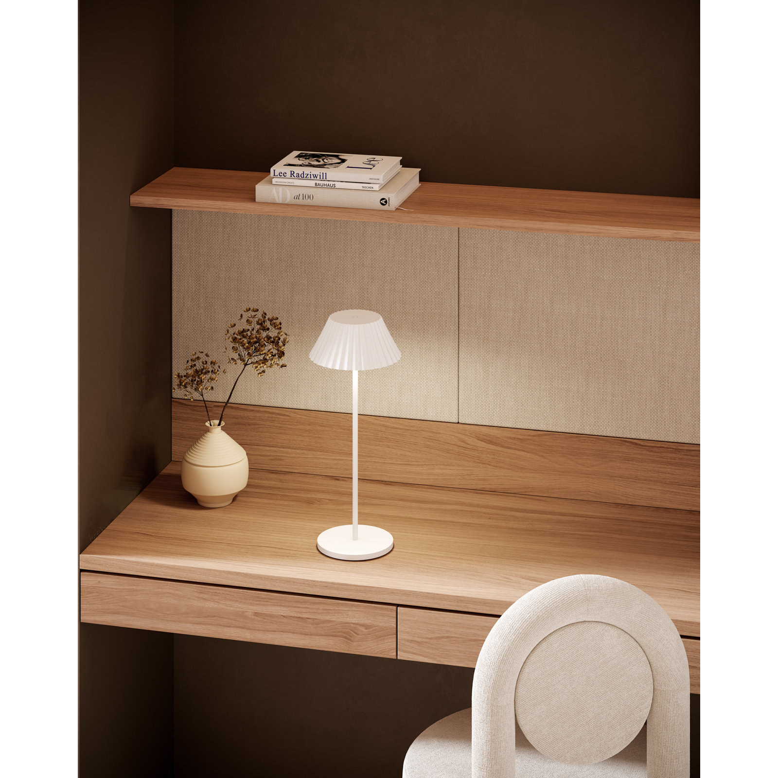 Zola 6-In LED Table Lamp, White