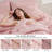 Bedsure King Burgundy Pintuck Bed-in-a-Bag - Navy Pinch Pleat Comforter Set with Sheets, Pillowcases & Shams (Set of 7)-105523207-110327221