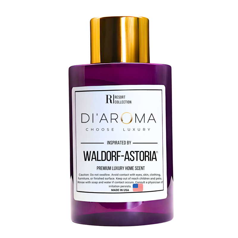 Mystic Romance Waldorf Astorias Arôme Mélange d'Huile Plastique Mauve Bouteille 120Ml, Collection Resort, Diffuseur Arôme Mélanges d'Huile, Huile de Diffuseur Sans Eau,(120Ml, Waldorf Astoria)