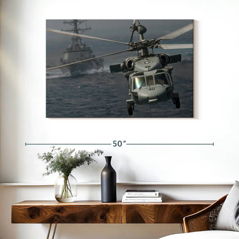 Mait Knighthawk Helicopter, 26" H x 39" W