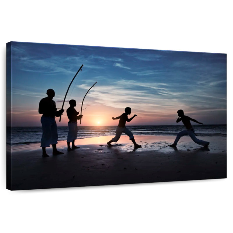 Capoeira, plage brésilienne Sireci, H 24 po x l 36 po