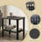 Outdoor Side Table, 2-Tier Small