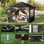 300 x 300 cm Pop up Canopy Tent w/ 4 Removable Sidewall