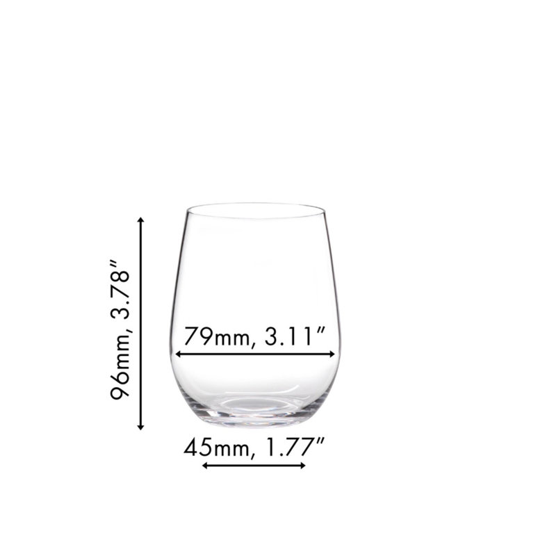 RIEDEL The O Wine Tumbler Chardonnay/Viognier Wine Glass (Pay 3 Get 4)