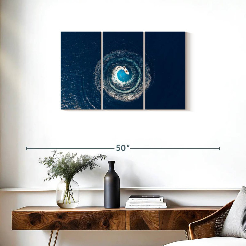 Senne Boat Driving Circles, 20" H x 33" W