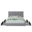 Lit plateforme avec rangement 4 tiroirs et tête de lit ajustable Deyani-813383066-813383067